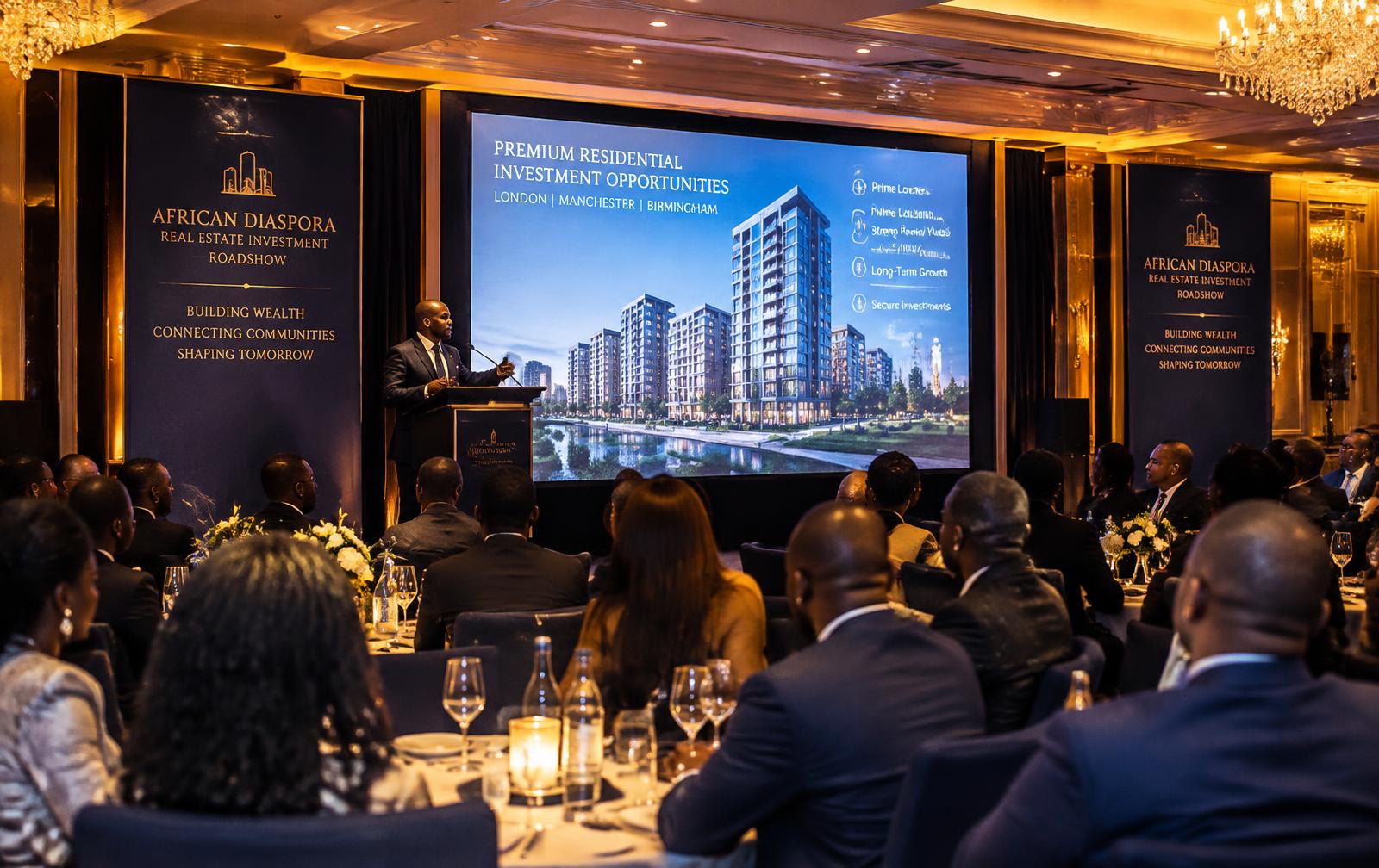 Investors at the Sablux Immobilier UK diaspora real estate roadshow in London